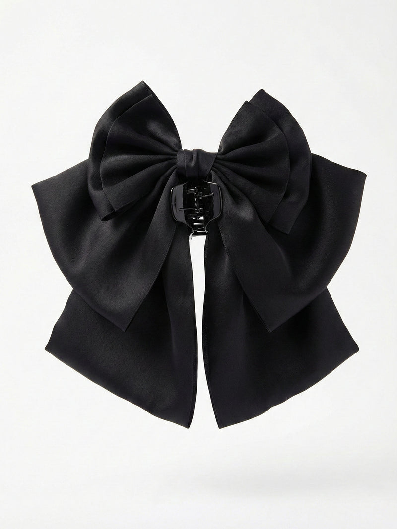 Grande Schleife - Oversized Satin-Haarklammer