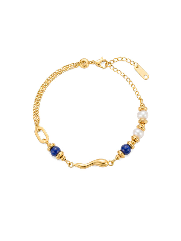 Armband Bleu Lumière – Filigrane blaue Akzente