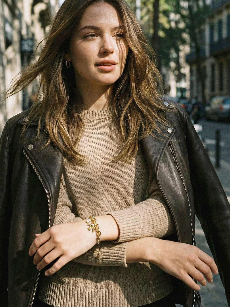 Armband Liberte Lifestyle – goldenes Statement-Armband im urbanen Streetstyle