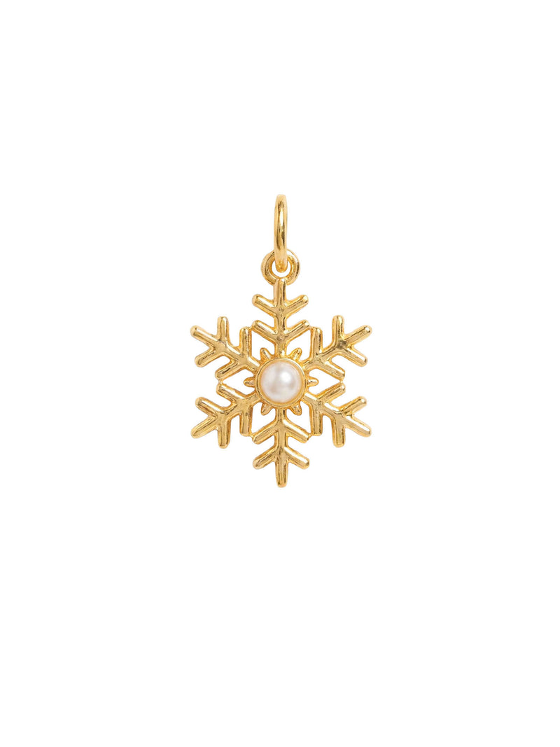 Snowflake charm pendant on a white background – VA-C14