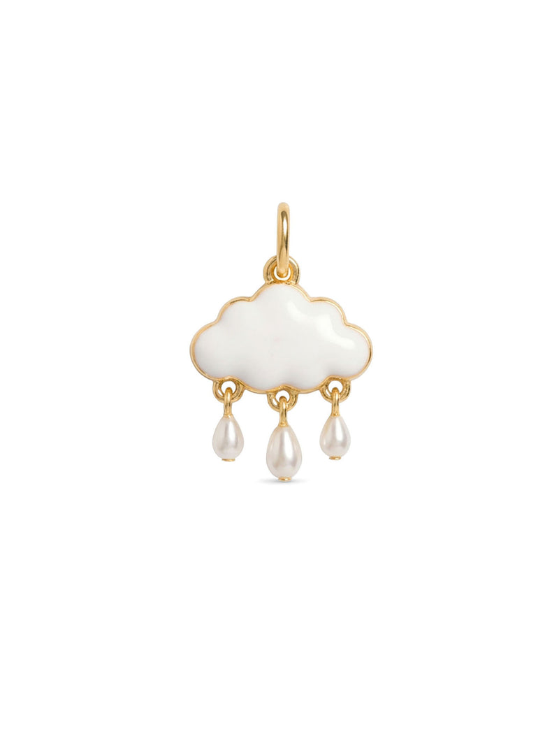 Raincloud charm pendant on a white background – VA-C15