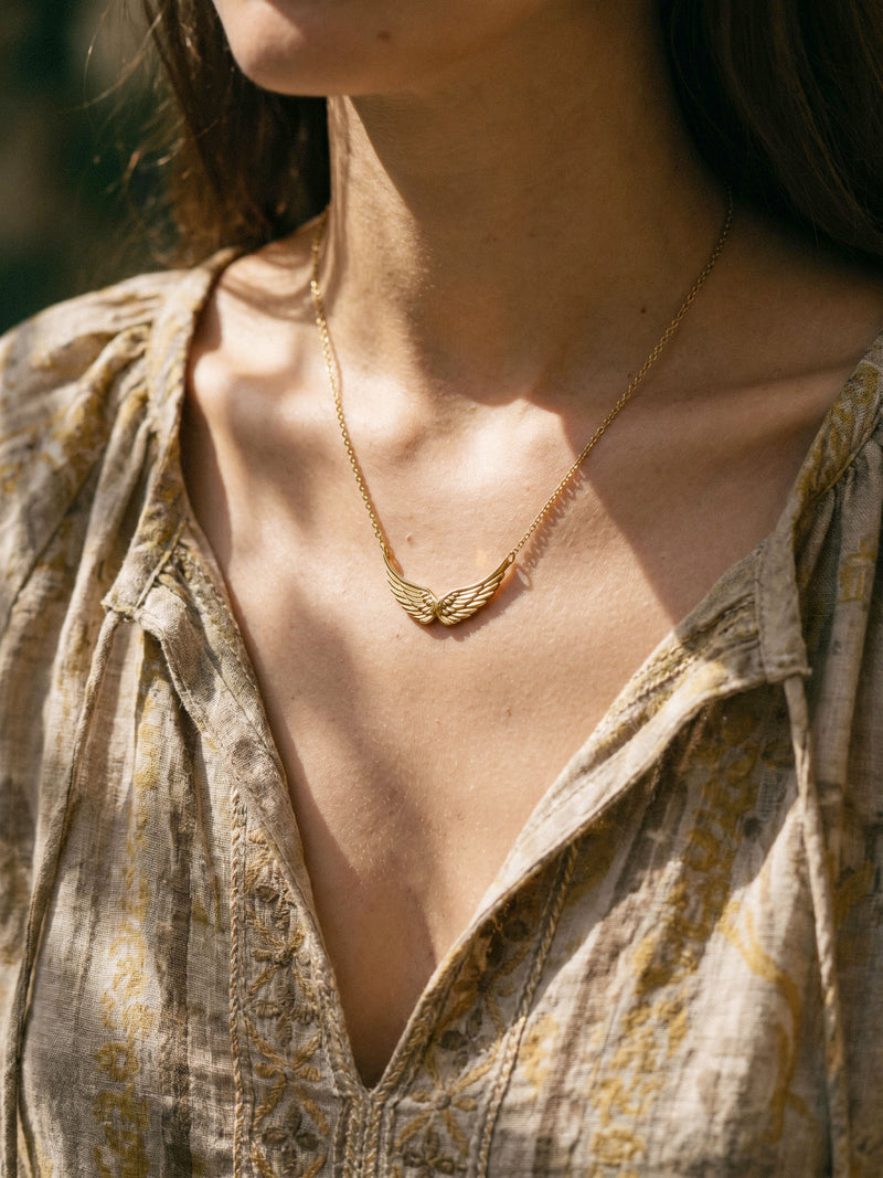 Kette Dackel Love – Dackel Halskette, 18K vergoldet – Detailaufnahme, Nahaufnahme