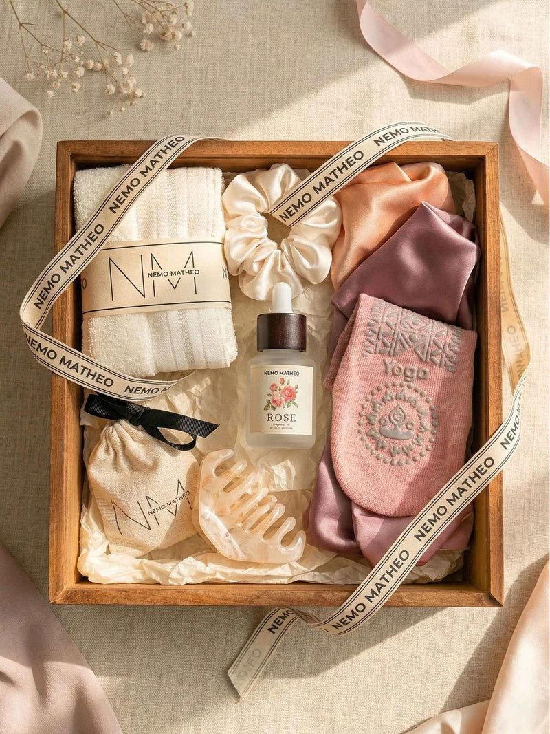 Geschenkbox Lebensart Rosentraum Produktbild Naturholzbox