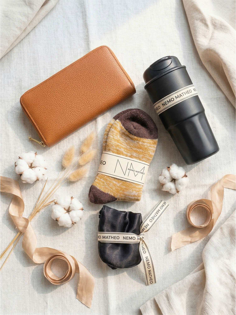 Geschenkbox Lebensart Weltwanderer Flatlay