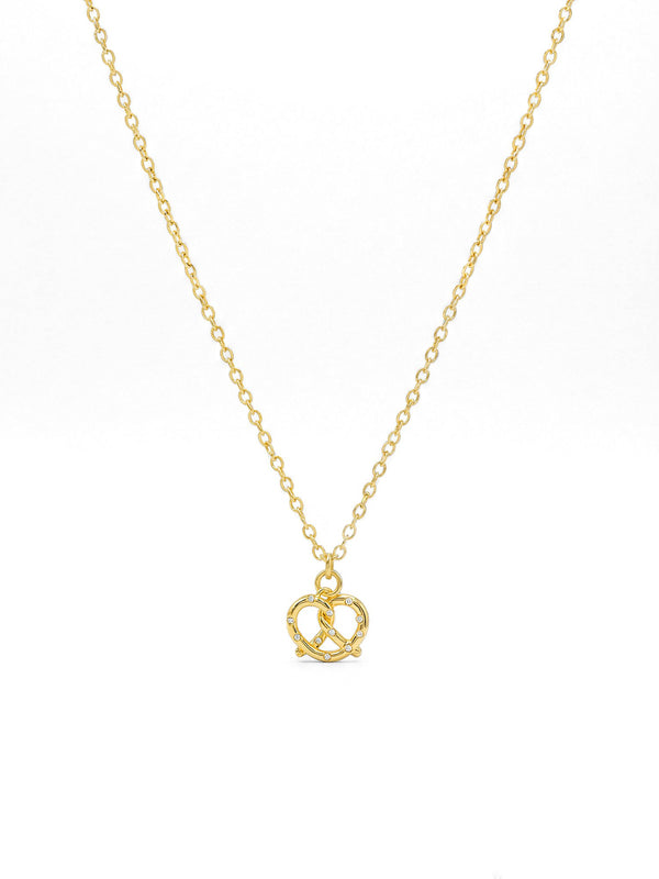 Kette Minimalist Gold – Produktbild auf weissem Hintergrund, Naturstein Halskette, Boho Schmuck