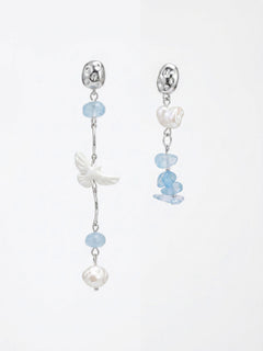 【yulia x NM - Libertas】Ohrringe Aqua Colomba