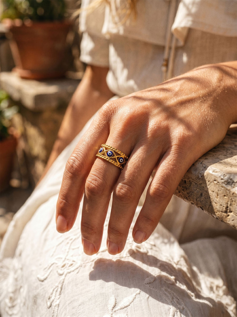 Ring Evil Eye Guardian – Detailansicht