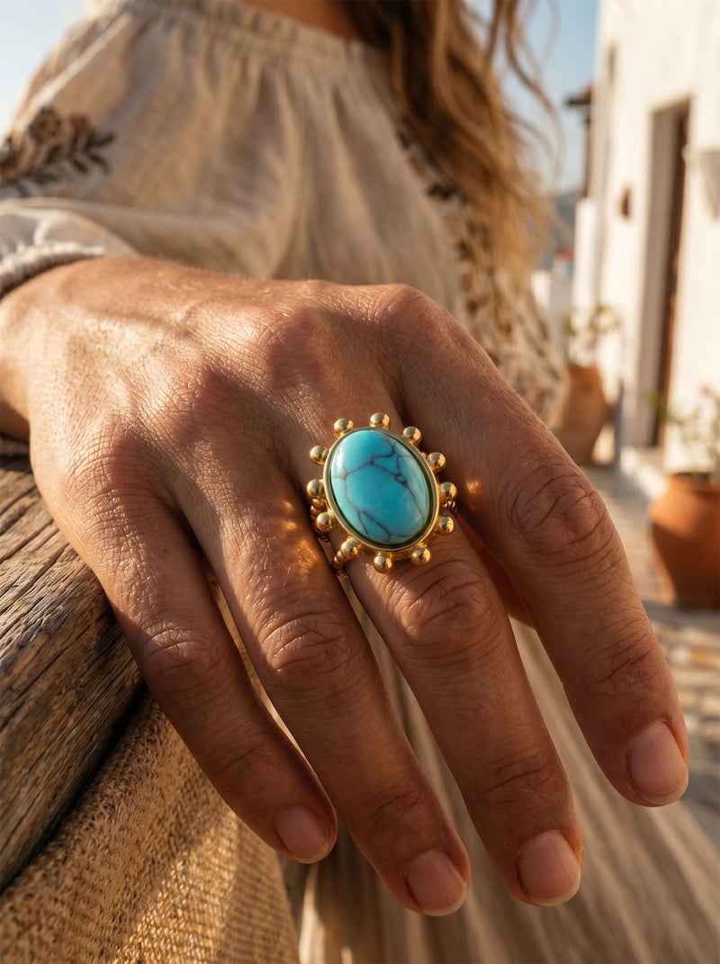 Ring Oasi Türkis – Detailansicht