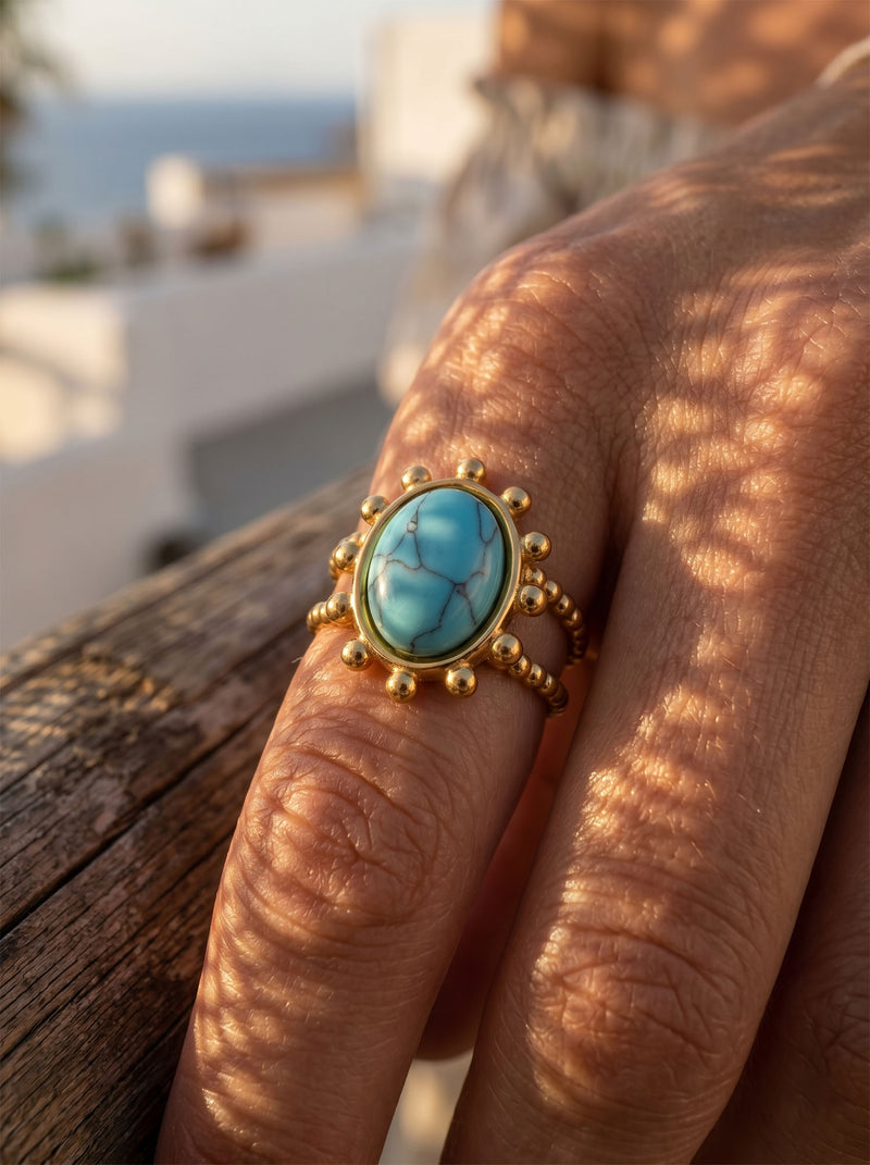 Ring Oasi Türkis – Nahaufnahme