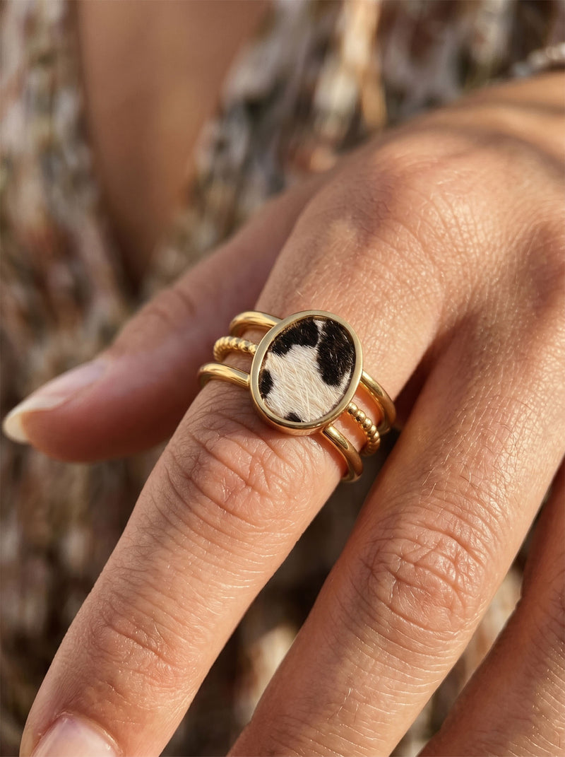 Ring Savana Chic – Nahaufnahme