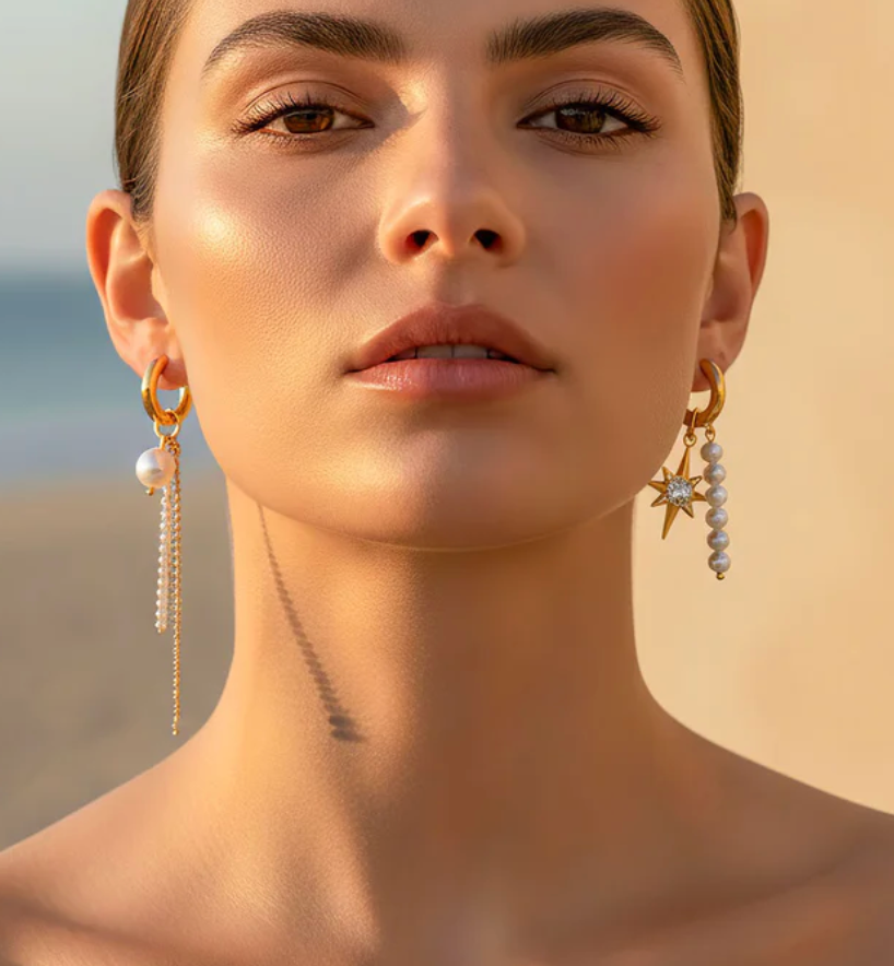 Frühlings-Outfits: Welcher Schmuck passt zu Blazer, Strick und Hemd? — NemoMatheo Naturstein-Schmuck handgefertigt Berlin