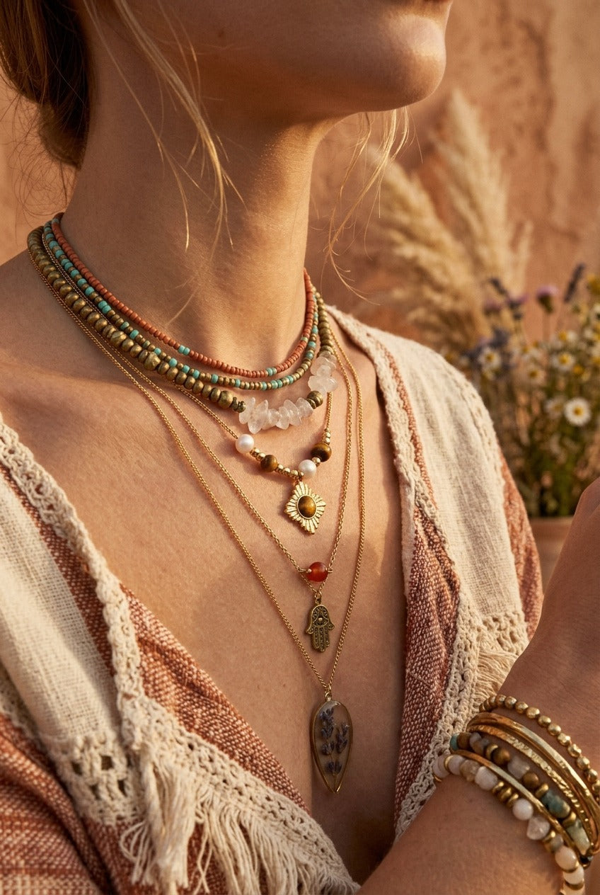 Citrin Sonnenstein Schmuck Boho · NemoMatheo