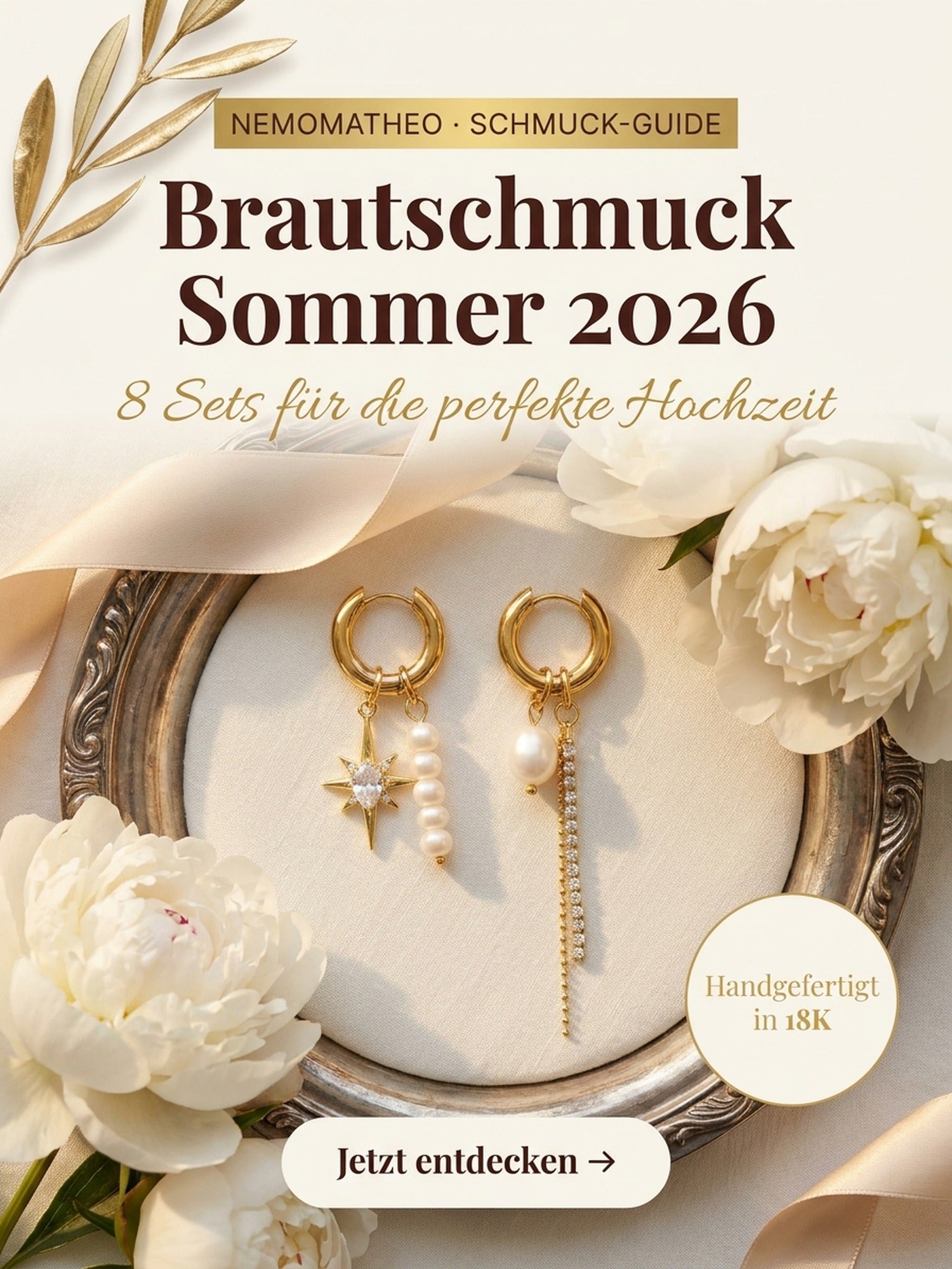Brautschmuck Sommer 2026 — 8 Sets für die perfekte Hochzeit