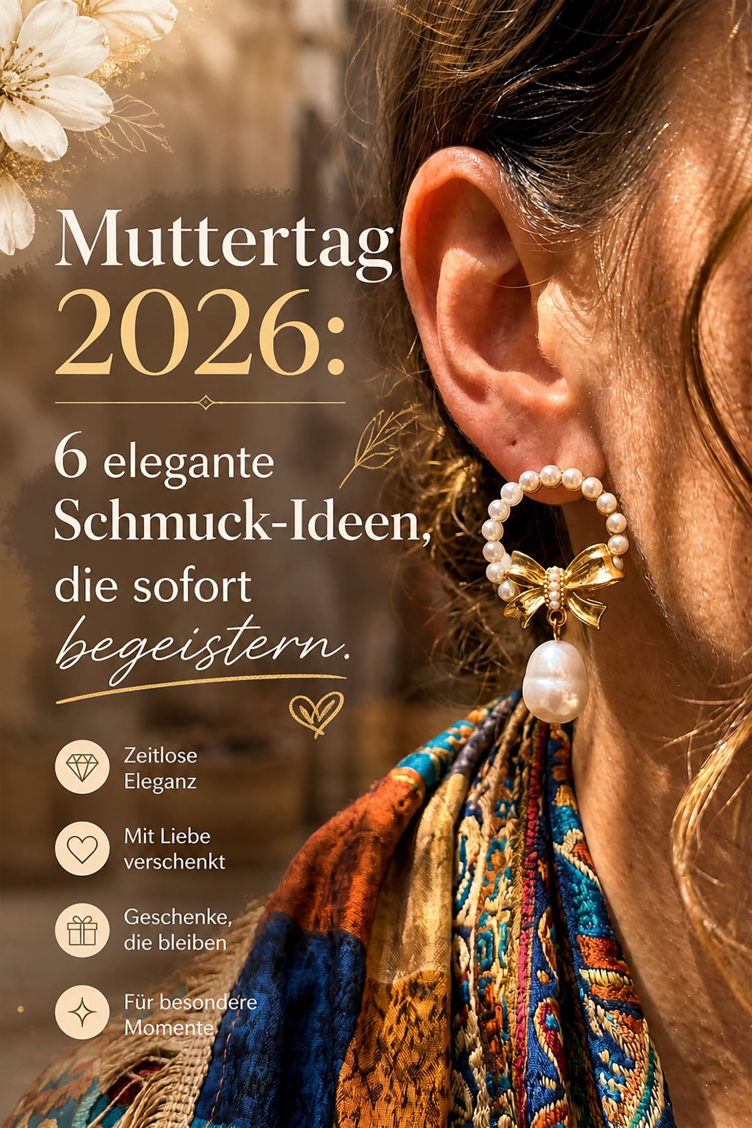 Last Minute Muttertag Geschenk – 6 elegante Schmuck-Ideen