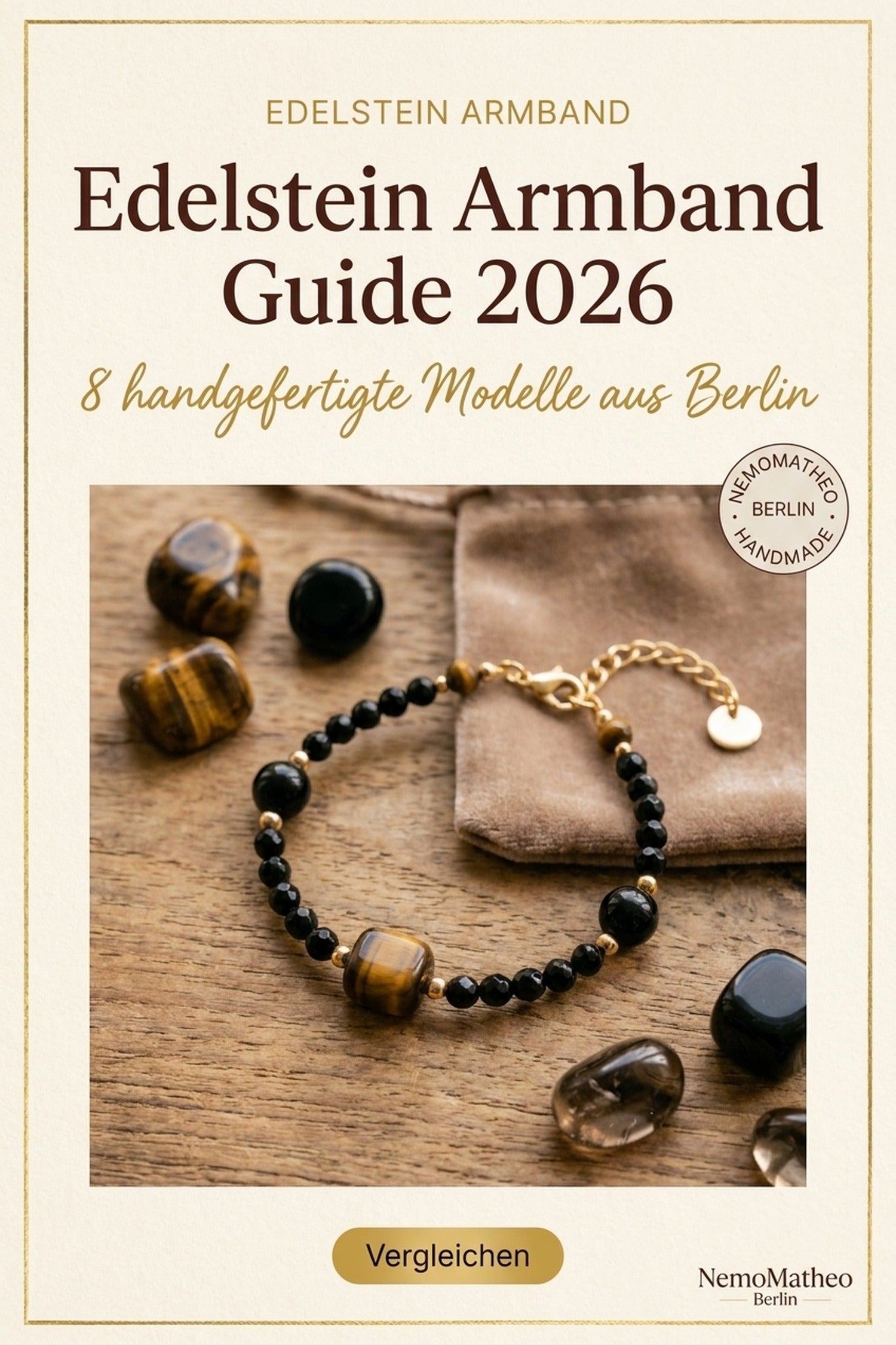 Edelstein Armband 2026 — 8 handgefertigte Modelle aus Berlin im Vergleich, NemoMatheo