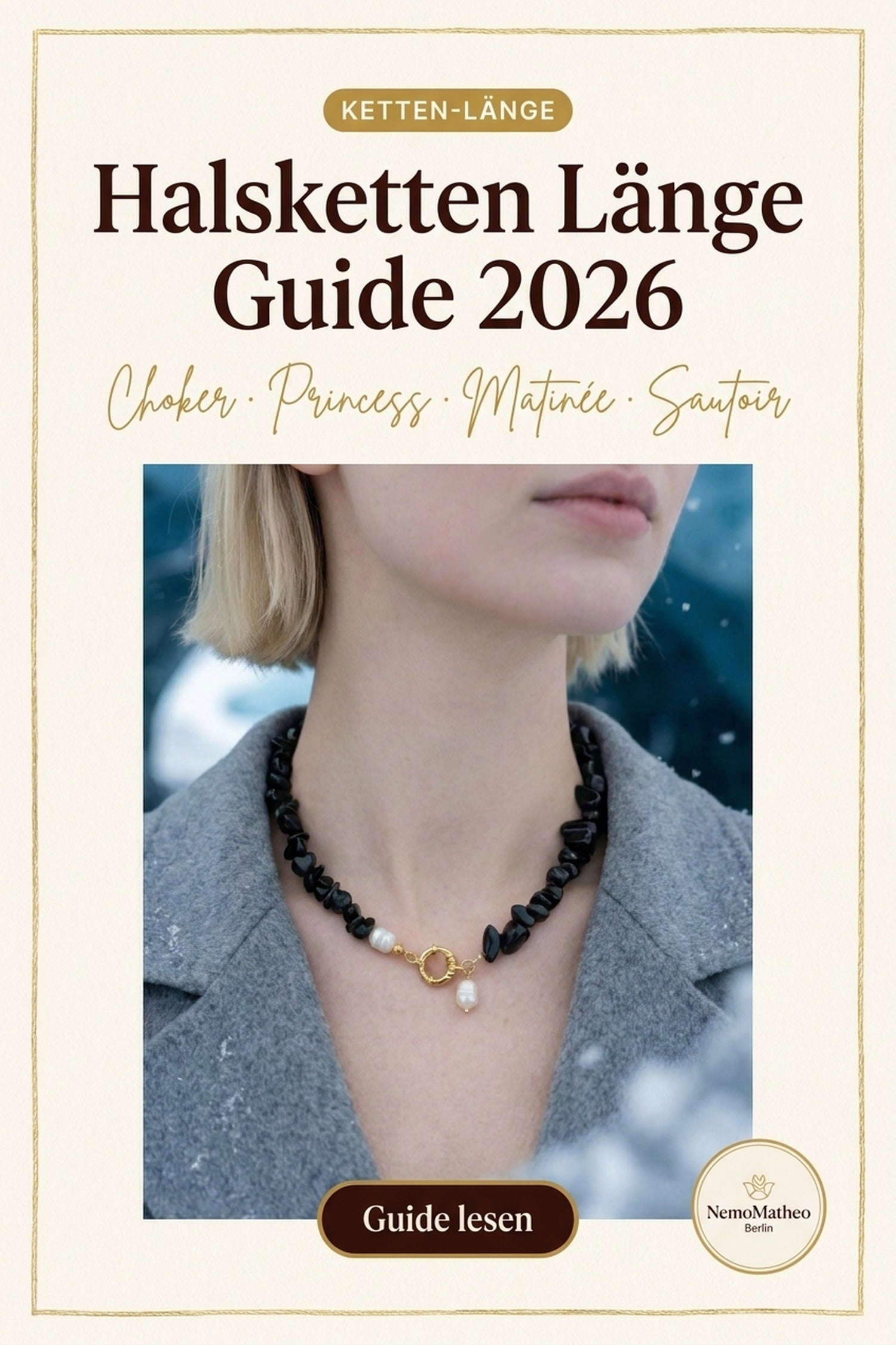 Halsketten Länge Guide 2026 — von Choker bis Sautoir, NemoMatheo Berlin