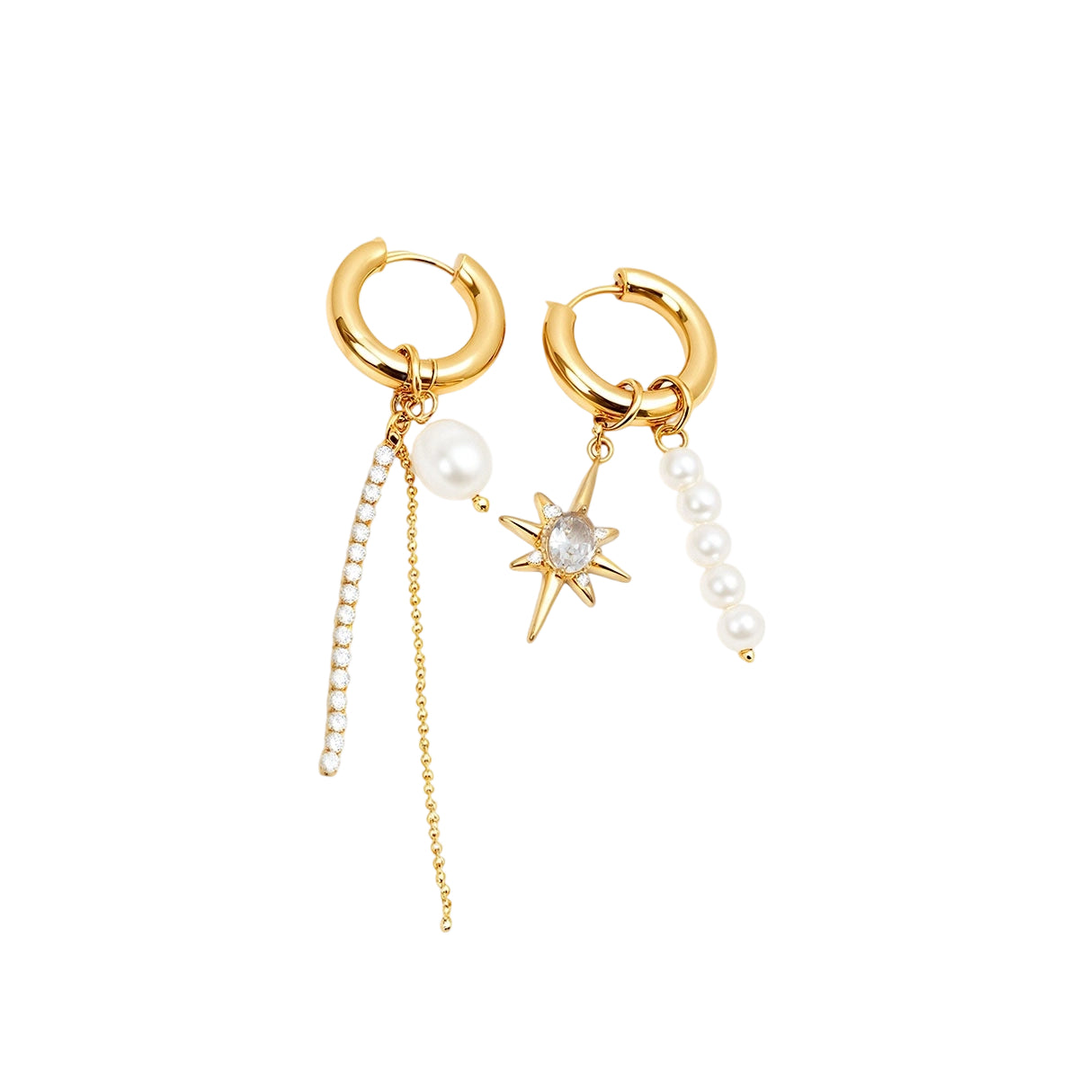 Asym Earrings Stella &amp; Perla