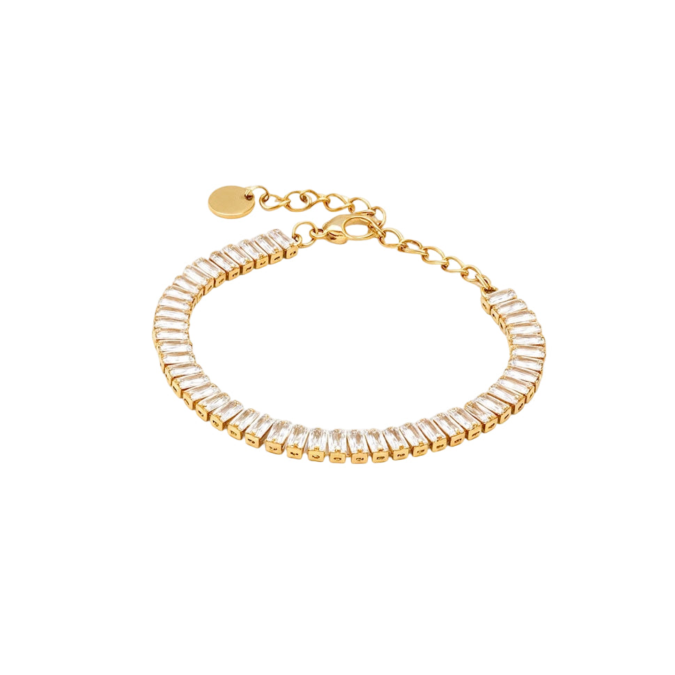 Light Play Bracelet – Gold &amp; Crystal