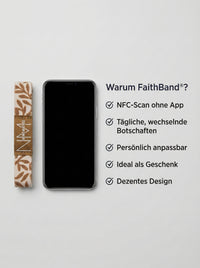 FaithBand® – Brassard NFC avec des täglicher Botschaft