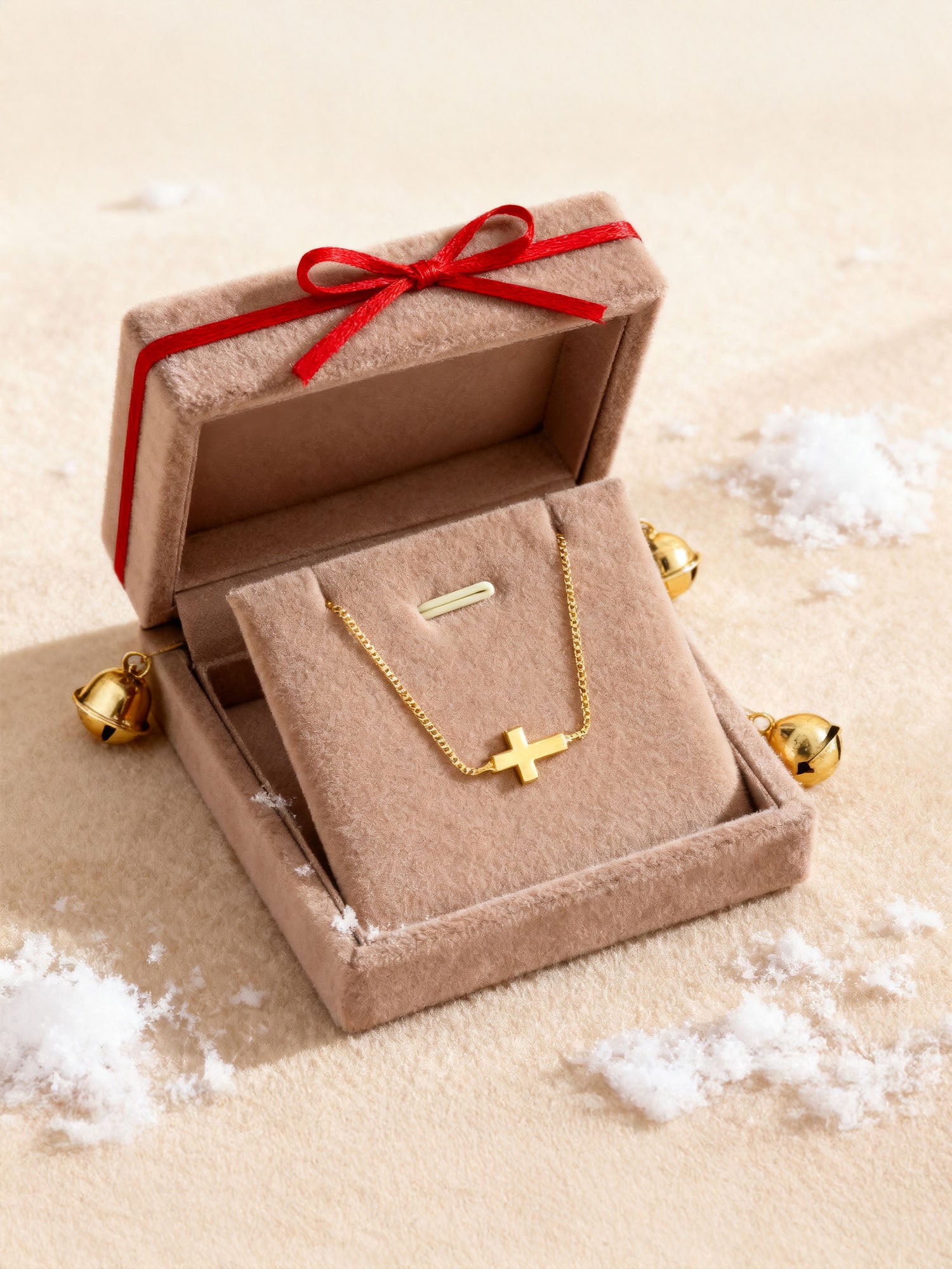 Kette Mini Golden Kreuz