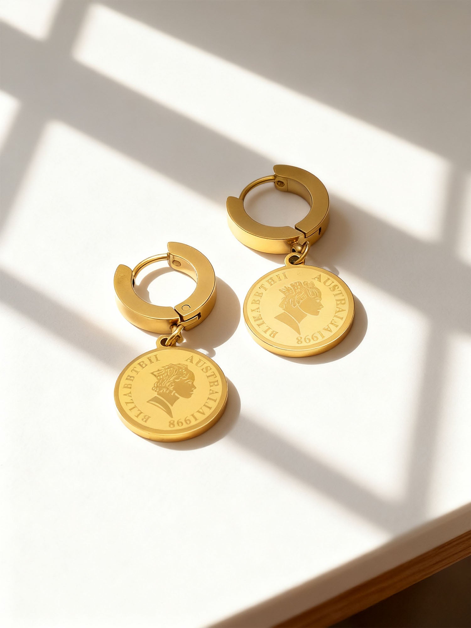 Boucles d'oreilles Pièce de la Reine