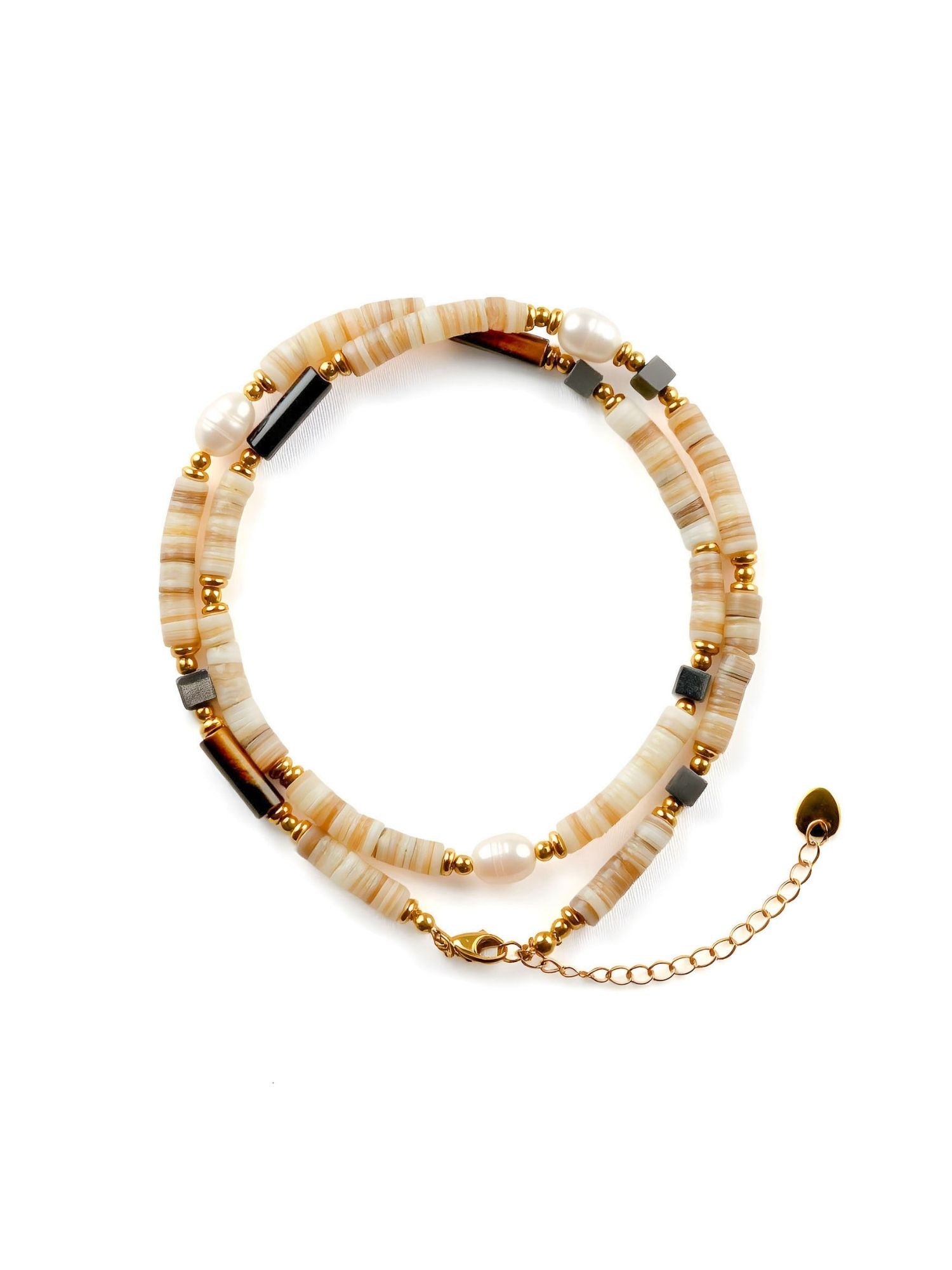 Earthlines – Boho-Kette mit warmem Farbverlauf