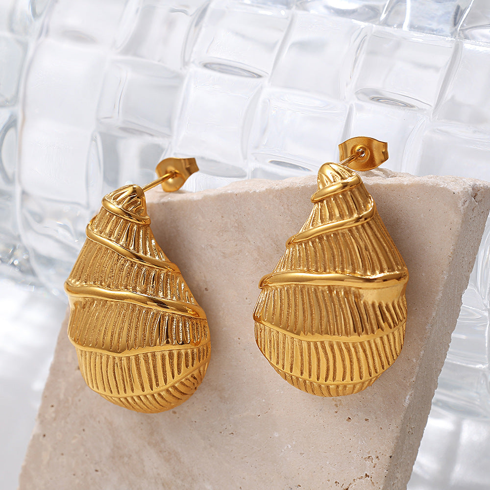 Ohrringe Golden Shell