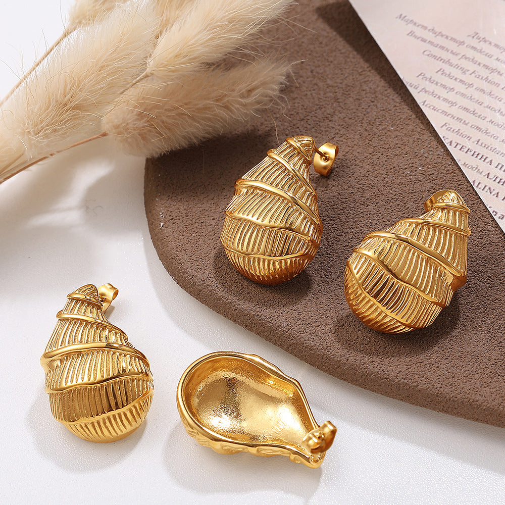 Ohrringe Golden Shell