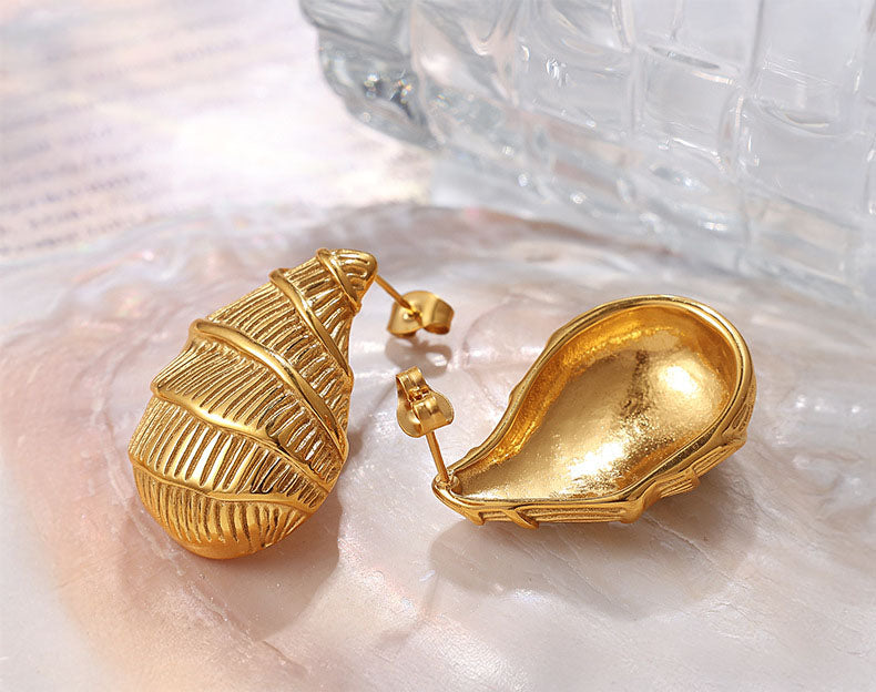 Ohrringe Golden Shell