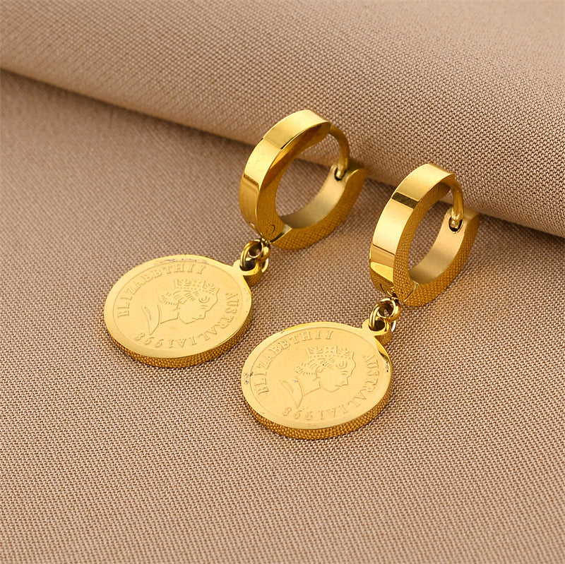 Ohrringe Queen’s Coin