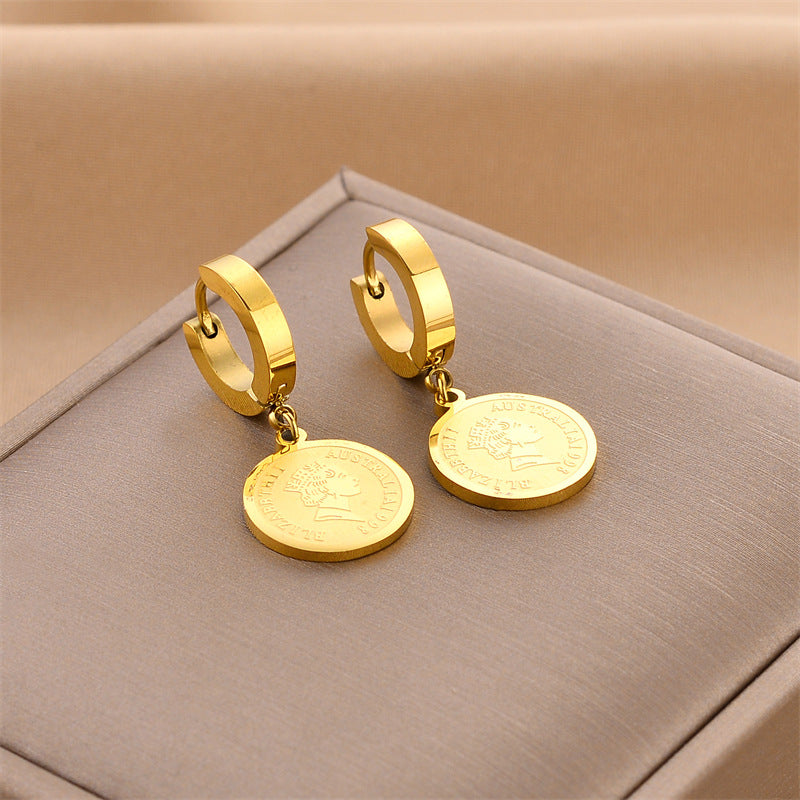 Ohrringe Queen’s Coin