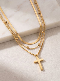 Devotion - Mehrreihige Kreuz-Kette