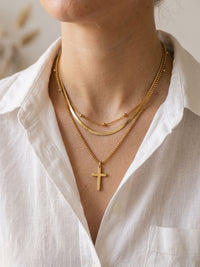 Devotion - Mehrreihige Kreuz-Kette
