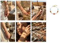 Armband Cielo Terra – Türkis- und Korallentöne – SL58 – Ansicht 3