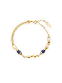Armband Bleu Lumière – Filigrane blaue Akzente – SL60 – Ansicht 1