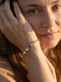 Armband Bleu Lumière – Filigrane blaue Akzente – SL60 – Ansicht 5