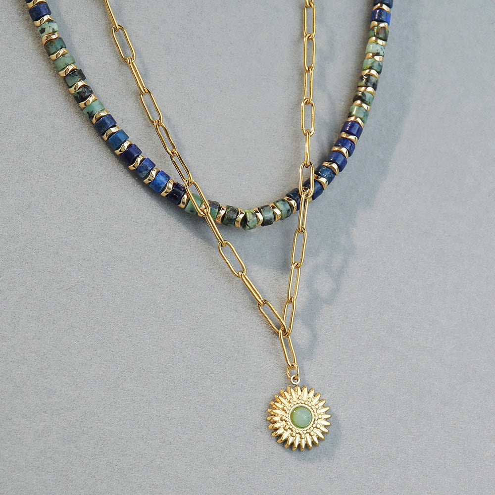 Doppel-Kette Sun & Stone