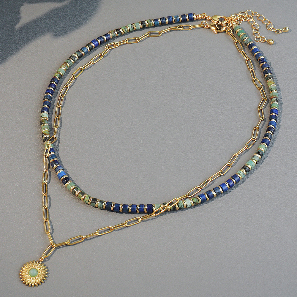 Doppel-Kette Sun & Stone