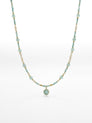 Aqua Serenità – Collier de perles de pierre avec pendentif