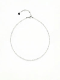 Kette Amethyst Facettiert – Produktbild auf weissem Hintergrund, Naturstein Halskette, Boho Schmuck