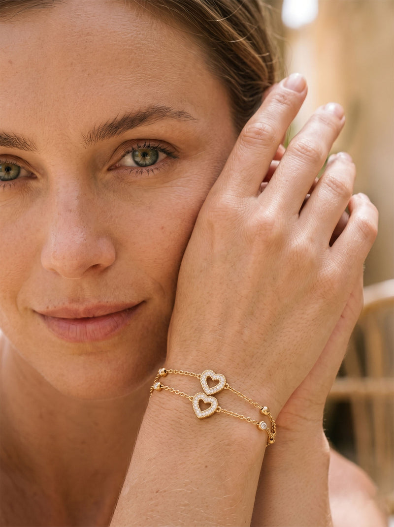 Armband Sweetheart Layer – Lifestyle-Foto