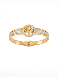 Armreif Baum des Lebens – Sacro Arbor Gold – Detailansicht