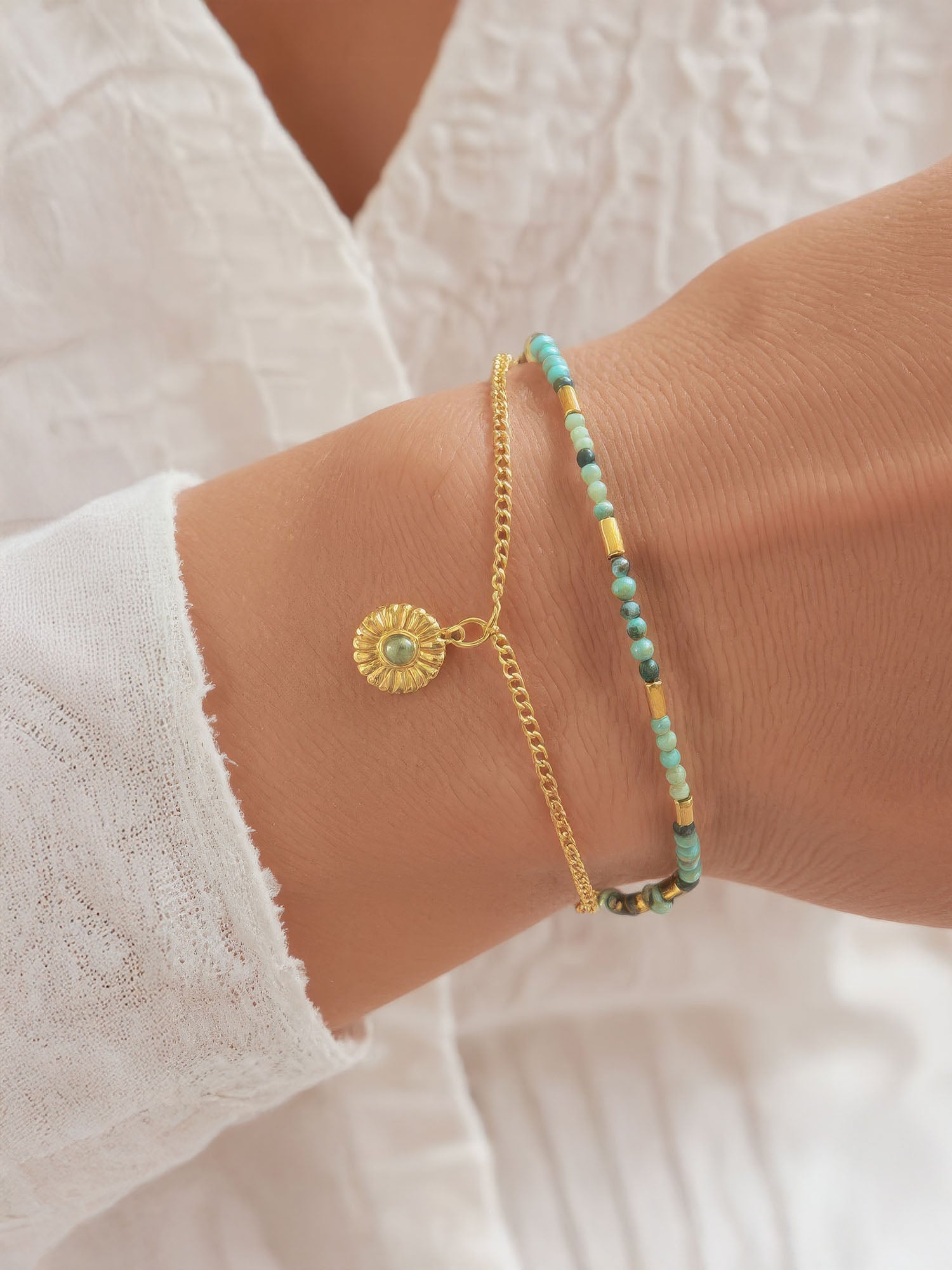 Flor Verde bracelet