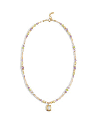 Brezza Dolce – Pastell Steinkette mit Mondstein-Anhänger – Lifestyle 3