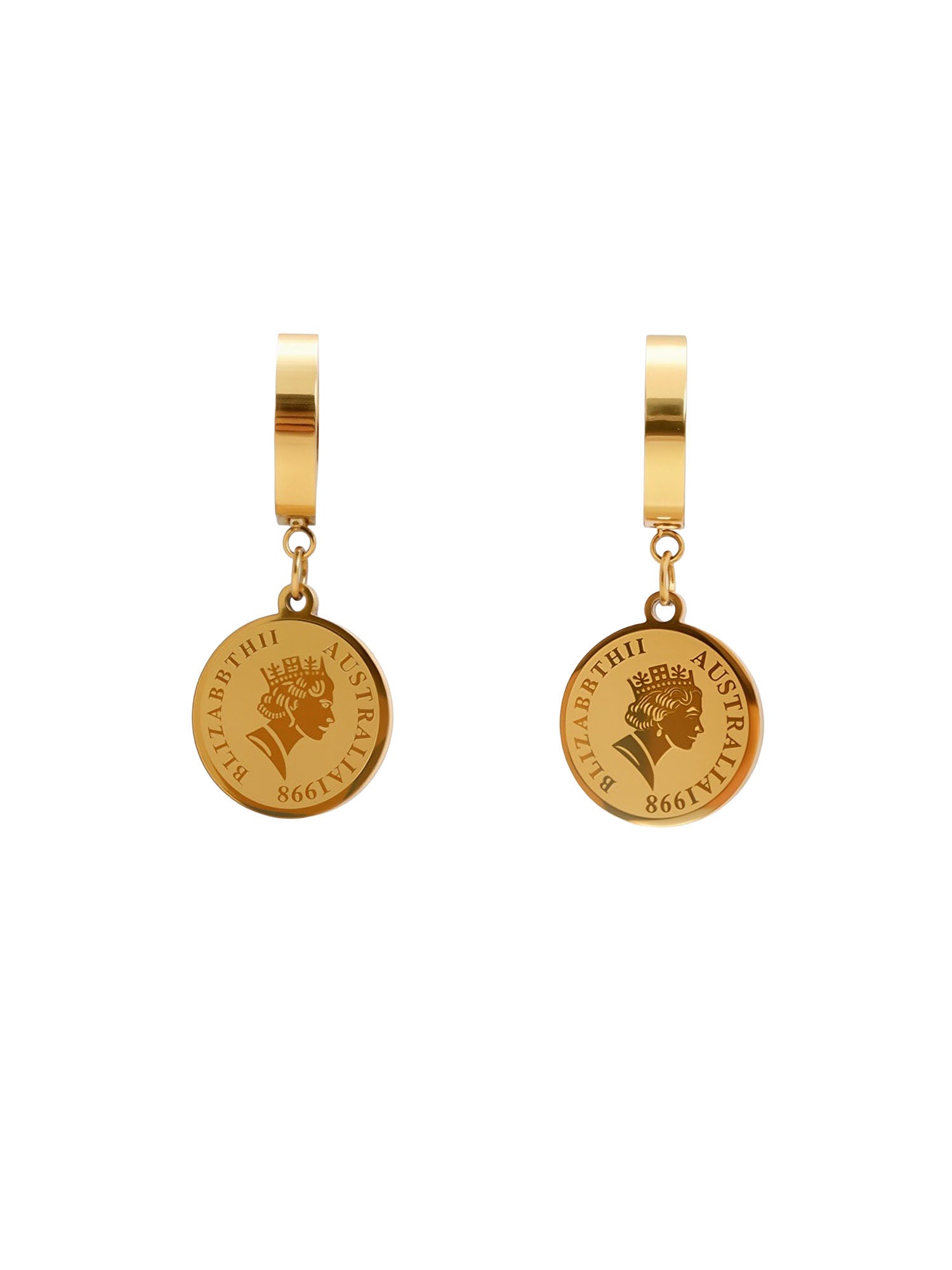 Queen's Coin earrings