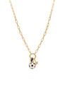 Kette Fanfara – WM 2026 Fußball Charm Halskette mit Lapis & Stern
