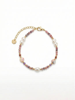 Gentle Blush – Boho-Armband