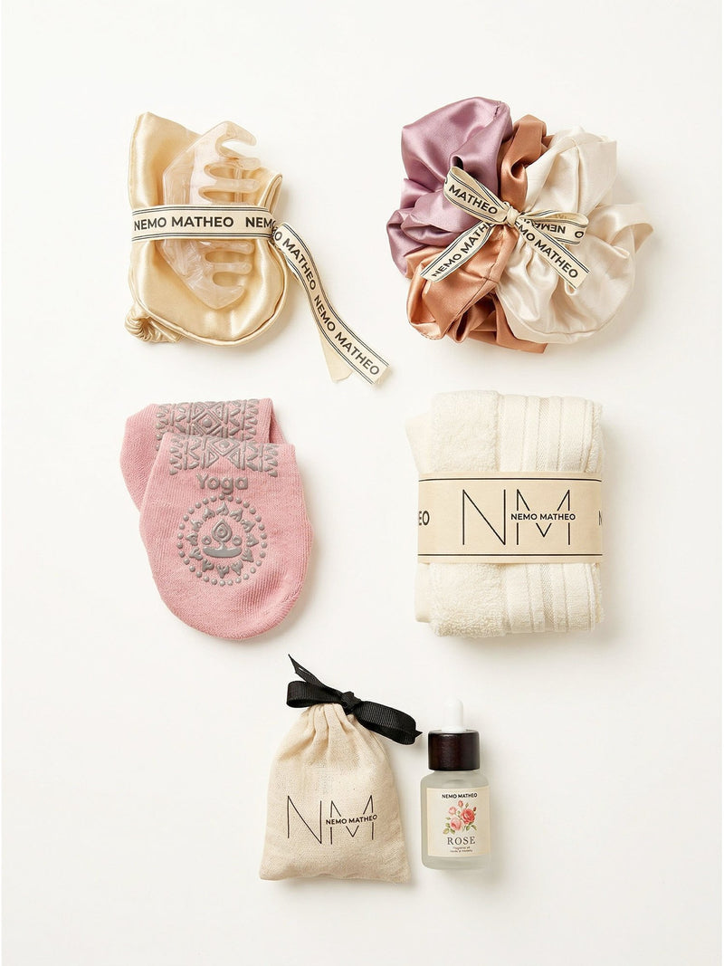 Geschenkbox Lebensart Rosentraum Flatlay