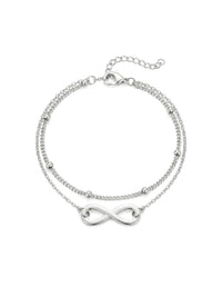 Infinite Grace Armband Silber Produktbild auf weissem Hintergrund – Edelstahl