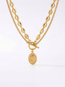 Kette Victoria – Kamee mit Layered Ketten
